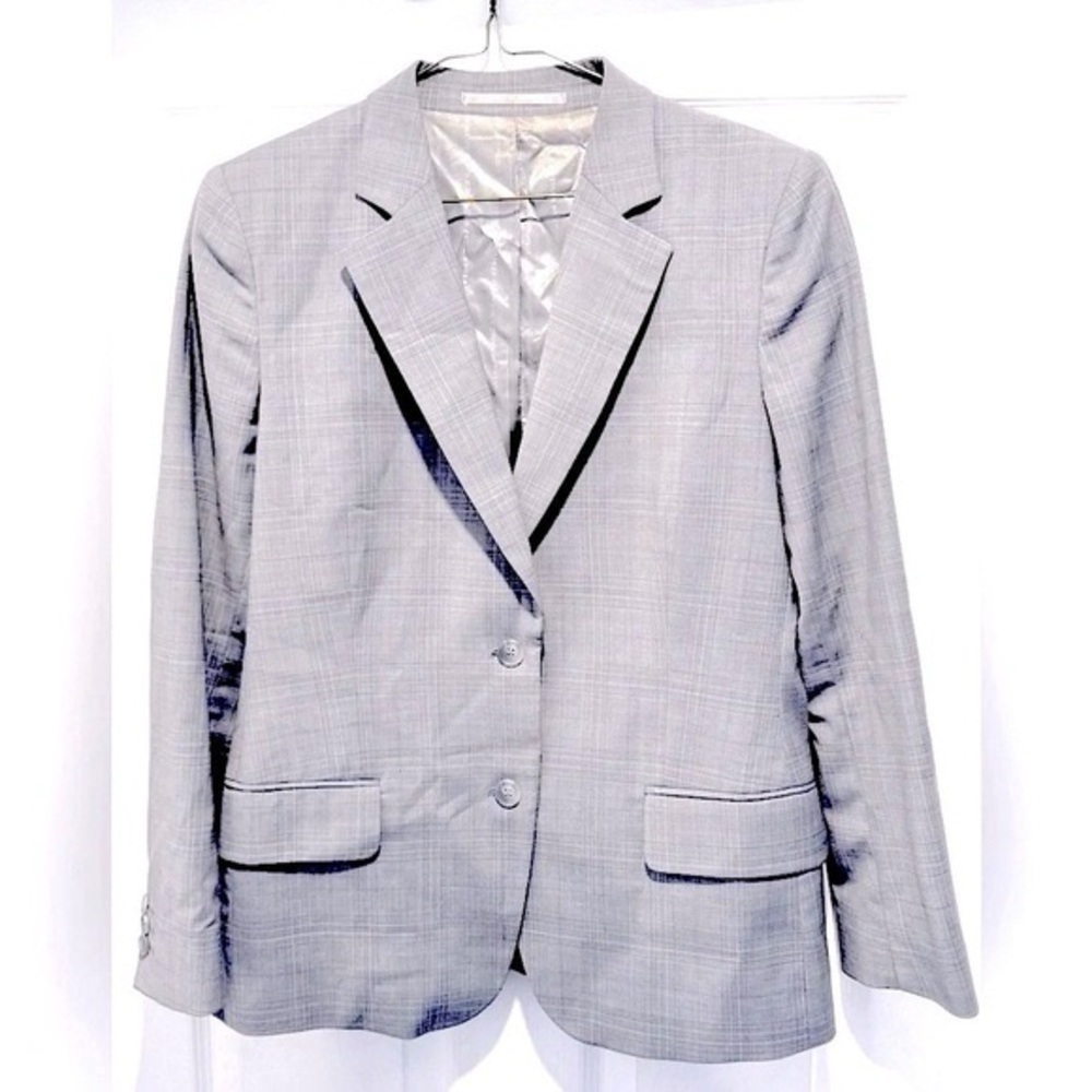 Tiger of Sweden Belita Wool blend blazer gray sophisticated fitted office us10 - Picture 1 of 6